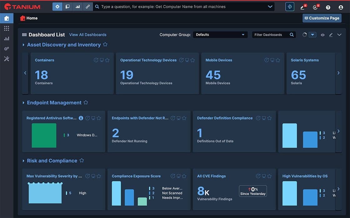 Unified visibility across IT and OT