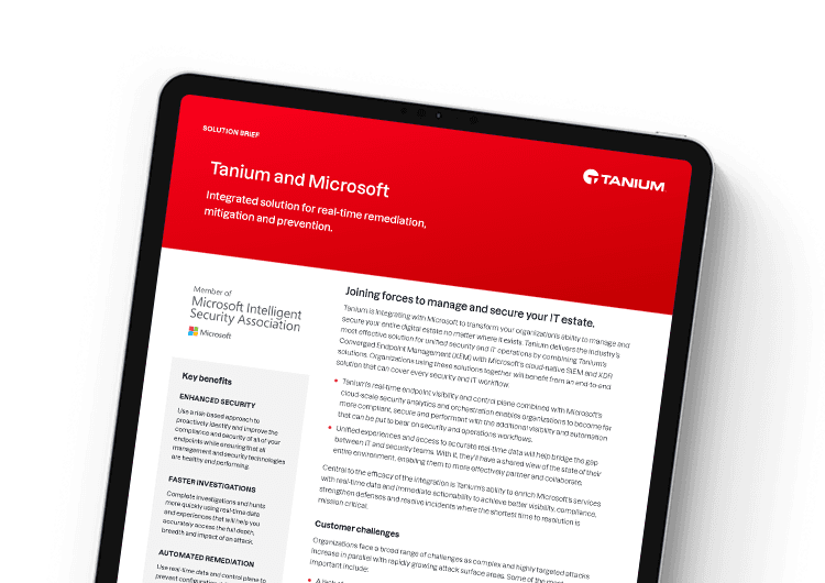 Solution Brief - Microsoft