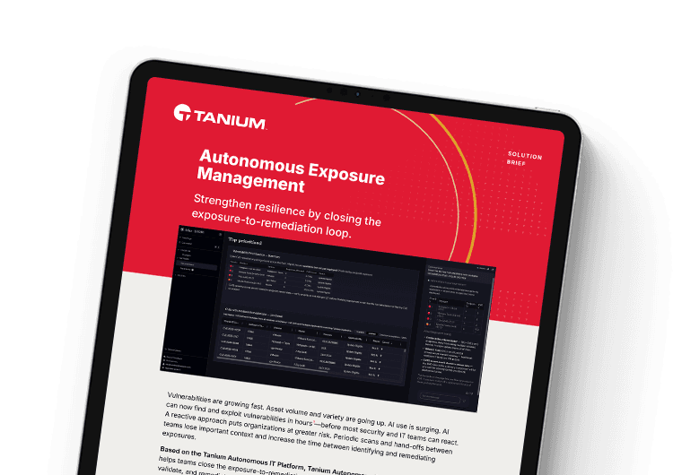 Exposure Management Solution Brief mobile