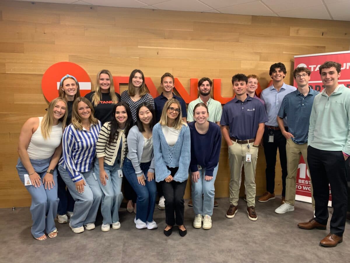 2024 summer interns at Tanium's Texas office